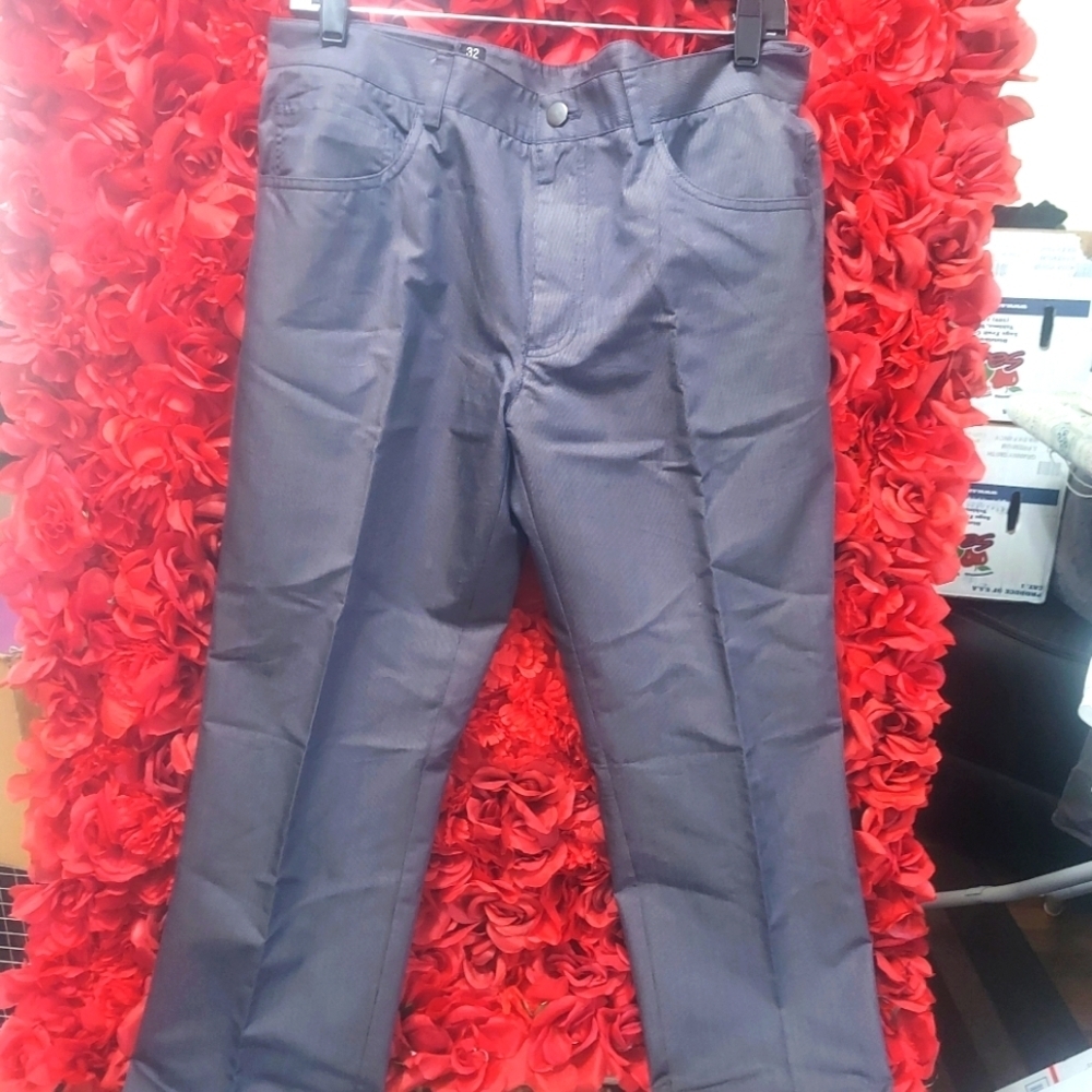 INC Men's Grey Twerd Suit Pants Size 32/32